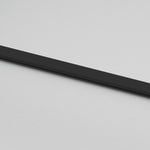 Porta Scorrevole Nera 90x205 cm in Vetro Temperato e Alluminio