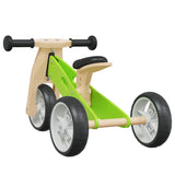 Bicicletta Senza Pedali per Bambini 2 in 1 Verde