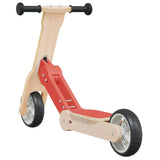 Monopattino per Bambini 2 in 1 Rosso