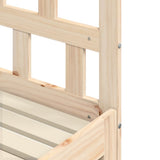 Divano Letto con Letto Estraibile 90x190 cm Legno Massello Pino