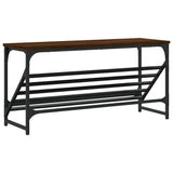 Scarpiera Rovere Marrone 90x30x45 cm in Legno truciolato