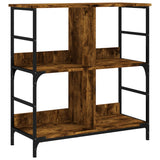 Libreria Rovere Fumo 78,5x33x82 cm in Legno truciolato