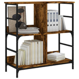 Libreria Rovere Fumo 78,5x33x82 cm in Legno truciolato