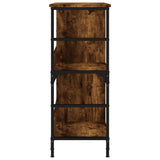 Libreria Rovere Fumo 78,5x33x82 cm in Legno truciolato