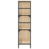 Libreria Rovere Sonoma 78,5x33x117,5 cm in Legno truciolato