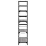 Libreria Grigio Sonoma 50x33x153 cm in Legno truciolato