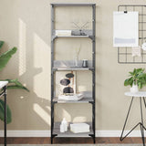 Libreria Grigio Sonoma 50x33x153 cm in Legno truciolato
