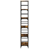 Libreria Rovere Fumo 50x33x188,5 cm in Legno truciolato