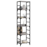 Libreria Grigio Sonoma 50x33x188,5 cm in Legno truciolato