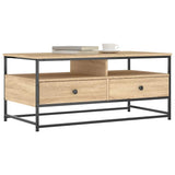 Tavolino da Salotto Rovere Sonoma 100x51x45cm Legno truciolato