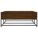 Tavolino Salotto Rovere Marrone 100x99x40 cm Legno truciolato