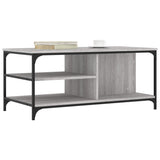 Tavolino da Salotto grigio sonoma 100x50x45cm Legno truciolato