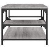 Tavolino da Salotto Grigio Sonoma 90x49x40 cm Legno truciolato