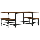 Tavolino Salotto Rovere Marrone 100x50,5x40cm Legno truciolato