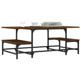 Tavolino Salotto Rovere Marrone 100x50,5x40cm Legno truciolato