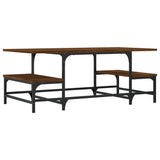 Tavolino Salotto Rovere Marrone 100x50,5x40cm Legno truciolato