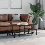 Tavolino Salotto Rovere Marrone 100x50,5x40cm Legno truciolato