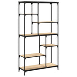 Libreria Rovere Sonoma 99x35,5x176 cm Legno truciolato Acciaio