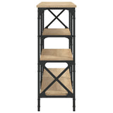 Tavolo Consolle Rovere Sonoma 180x29x76,5 cm Legno truciolato