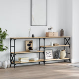 Tavolo Consolle Rovere Sonoma 180x29x76,5 cm Legno truciolato