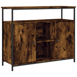 Credenza Rovere Fumo 100x35x80 cm in Legno truciolato