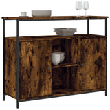 Credenza Rovere Fumo 100x35x80 cm in Legno truciolato