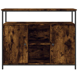 Credenza Rovere Fumo 100x35x80 cm in Legno truciolato