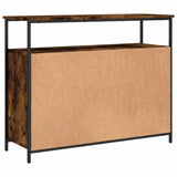 Credenza Rovere Fumo 100x35x80 cm in Legno truciolato