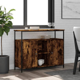 Credenza Rovere Fumo 100x35x80 cm in Legno truciolato