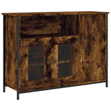 Credenza Rovere Fumo 100x35x75 cm in Legno truciolato