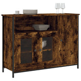 Credenza Rovere Fumo 100x35x75 cm in Legno truciolato
