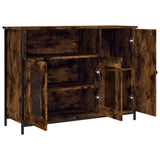 Credenza Rovere Fumo 100x35x75 cm in Legno truciolato