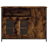 Credenza Rovere Fumo 100x35x75 cm in Legno truciolato