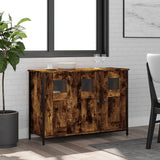 Credenza Rovere Fumo 100x35x70 cm in Legno truciolato