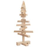 Albero di Natale in legno  naturale 60 cm Legno di pino massello