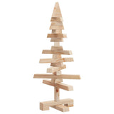 Albero di Natale in legno  naturale 60 cm Legno di pino massello