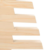 Albero di Natale Decorativo in Legno 60 cm Legno Massello Pino