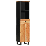 Set Mobili da Bagno 4 pz in Legno Massello di Acacia