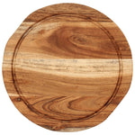Tagliere 25x2,5 cm in Legno Massello di Acacia
