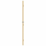 Porta Interni Sottile Oro 93x201,5cm Vetro Temperato Alluminio