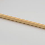 Porta Interni Sottile Oro 76x201,5cm Vetro Temperato Alluminio