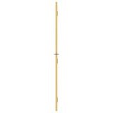 Porta Interni Sottile Oro 83x201,5cm Vetro Temperato Alluminio