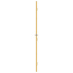 Porta Interni Sottile Oro 93x201,5cm Vetro Temperato Alluminio
