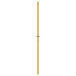 Porta Interni Sottile Oro 102,5x201,5 Vetro Temperato Alluminio