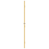 Porta Interni Sottile Oro 102,5x201,5 Vetro Temperato Alluminio