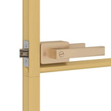 Porta Interni Sottile Oro 83x201,5cm Vetro Temperato Alluminio