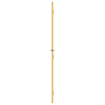 Porta Interni Sottile Oro 93x201,5cm Vetro Temperato Alluminio