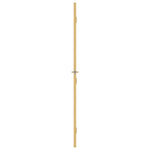 Porta Interni Sottile Oro 102,5x201,5 Vetro Temperato Alluminio