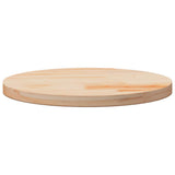 Piano Tavolo Rotondo 50x3 cm in Legno Massello di Pino