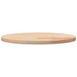 Piano Tavolo Rotondo 60x3 cm in Legno Massello di Pino